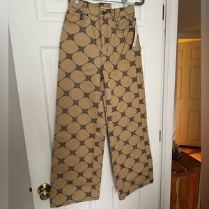 BDG Wide Leg Tennis Print Pants